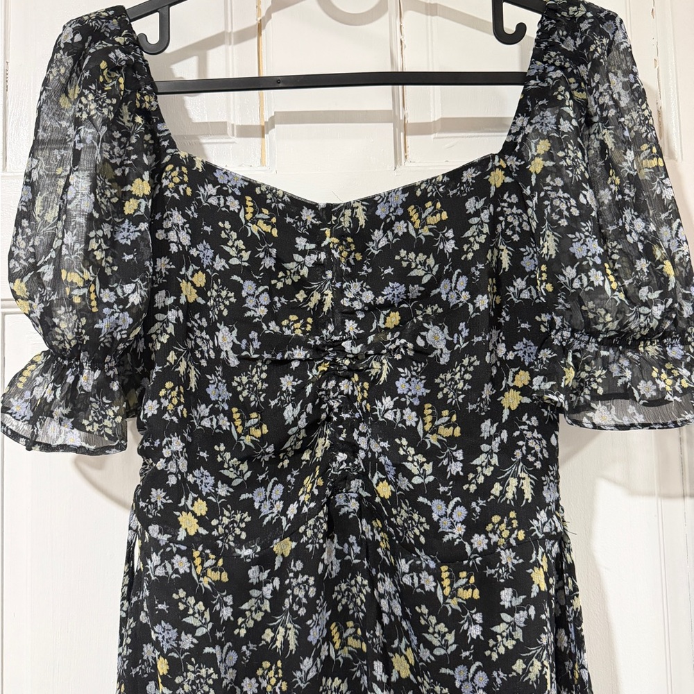 Floral Puff Sleeve Dress